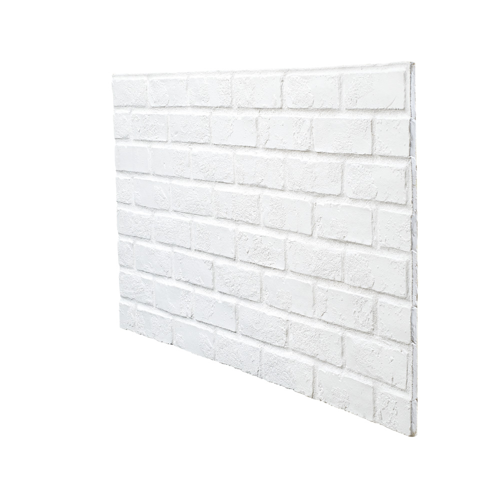 Rustic Brick Standard - White